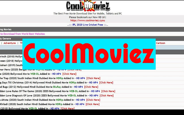 Coolmoviez 2022: Download Latest Bollywood, Hollywood, Hindi Dubbed movies in Full HD